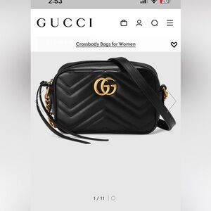 Gucci MARMONT MINI SHOULDER BAG in Box